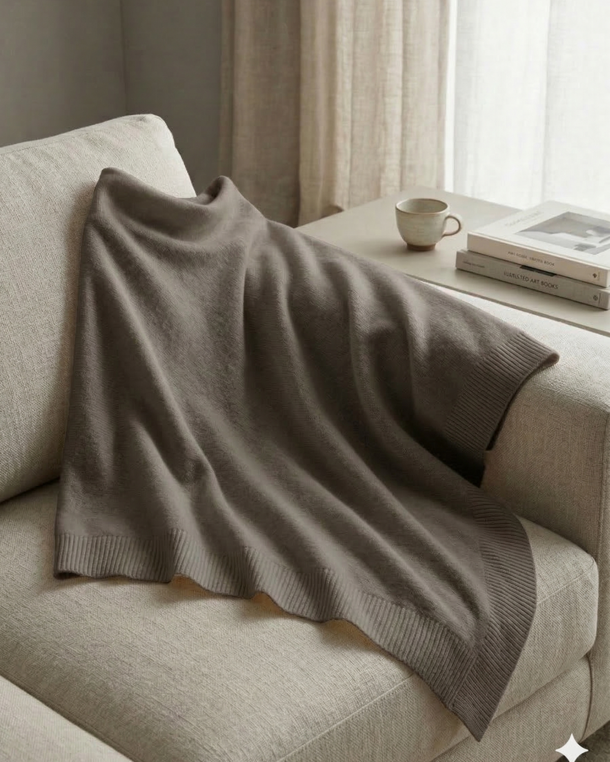 The Knitted Fleece Shawl