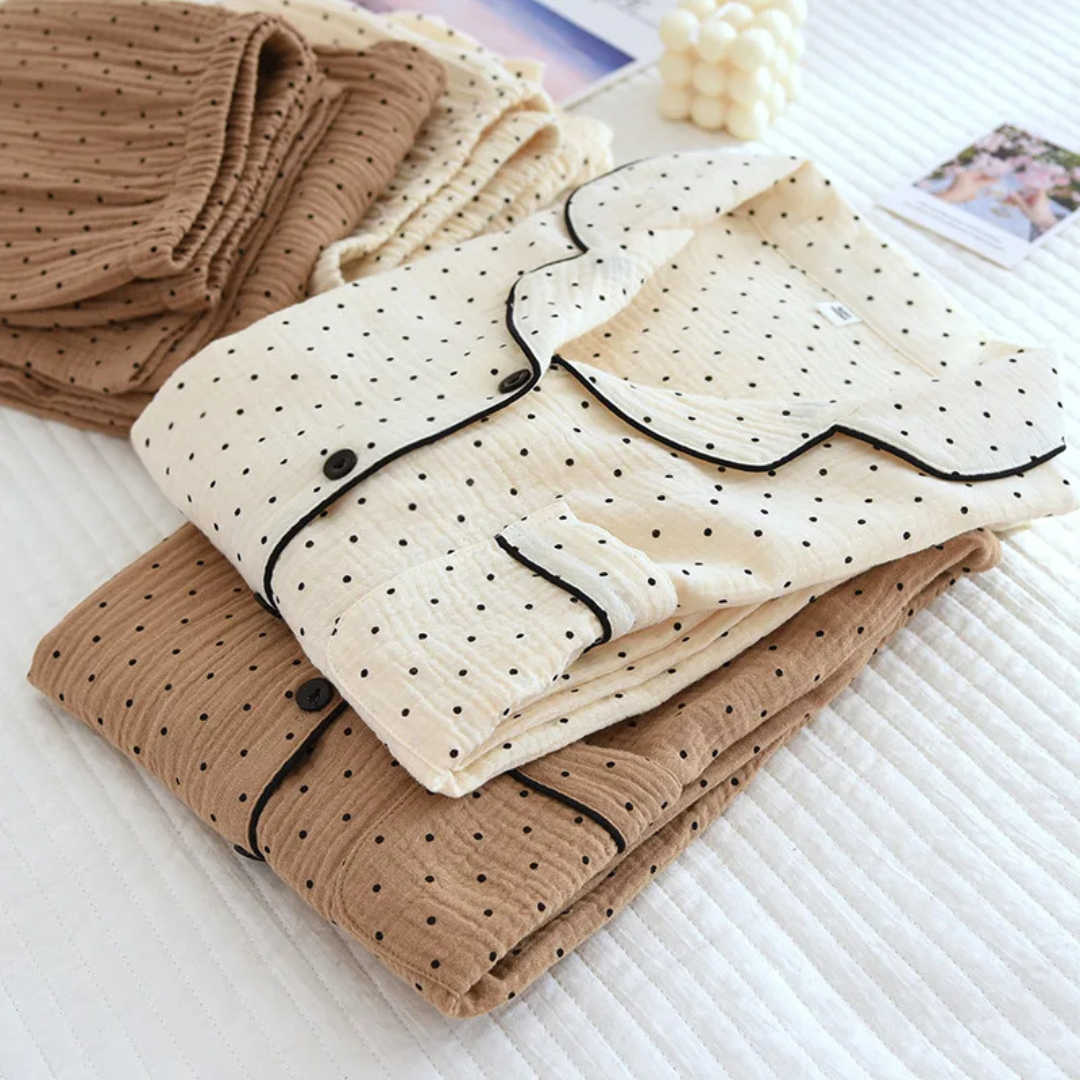 The Muslin Dot - 100% Muslin Cotton Pajama