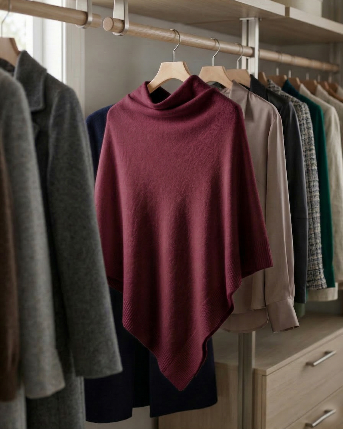 The Knitted Fleece Shawl