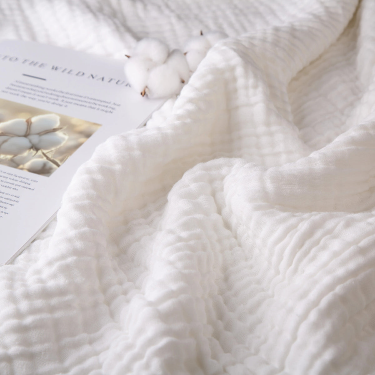 The Monogrammed Blanket - 100% Muslin Cotton (B1G1)