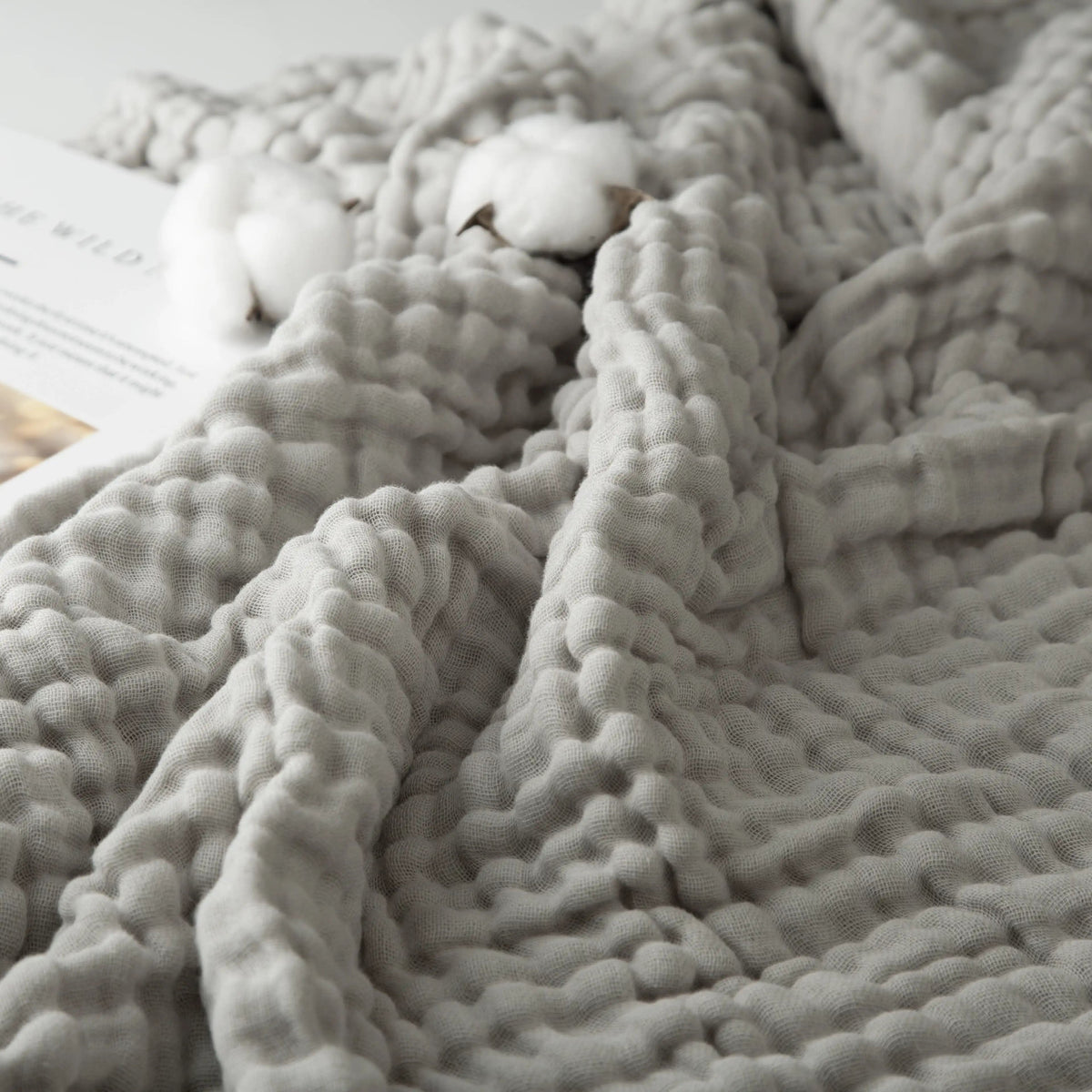The Monogrammed Blanket - 100% Muslin Cotton (B1G1)