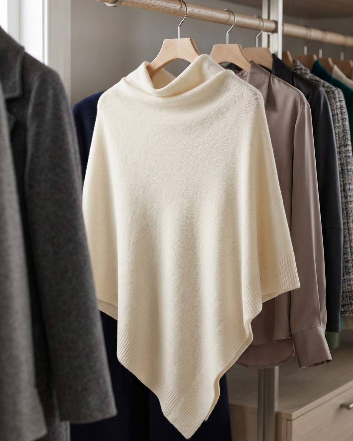 The Knitted Fleece Shawl