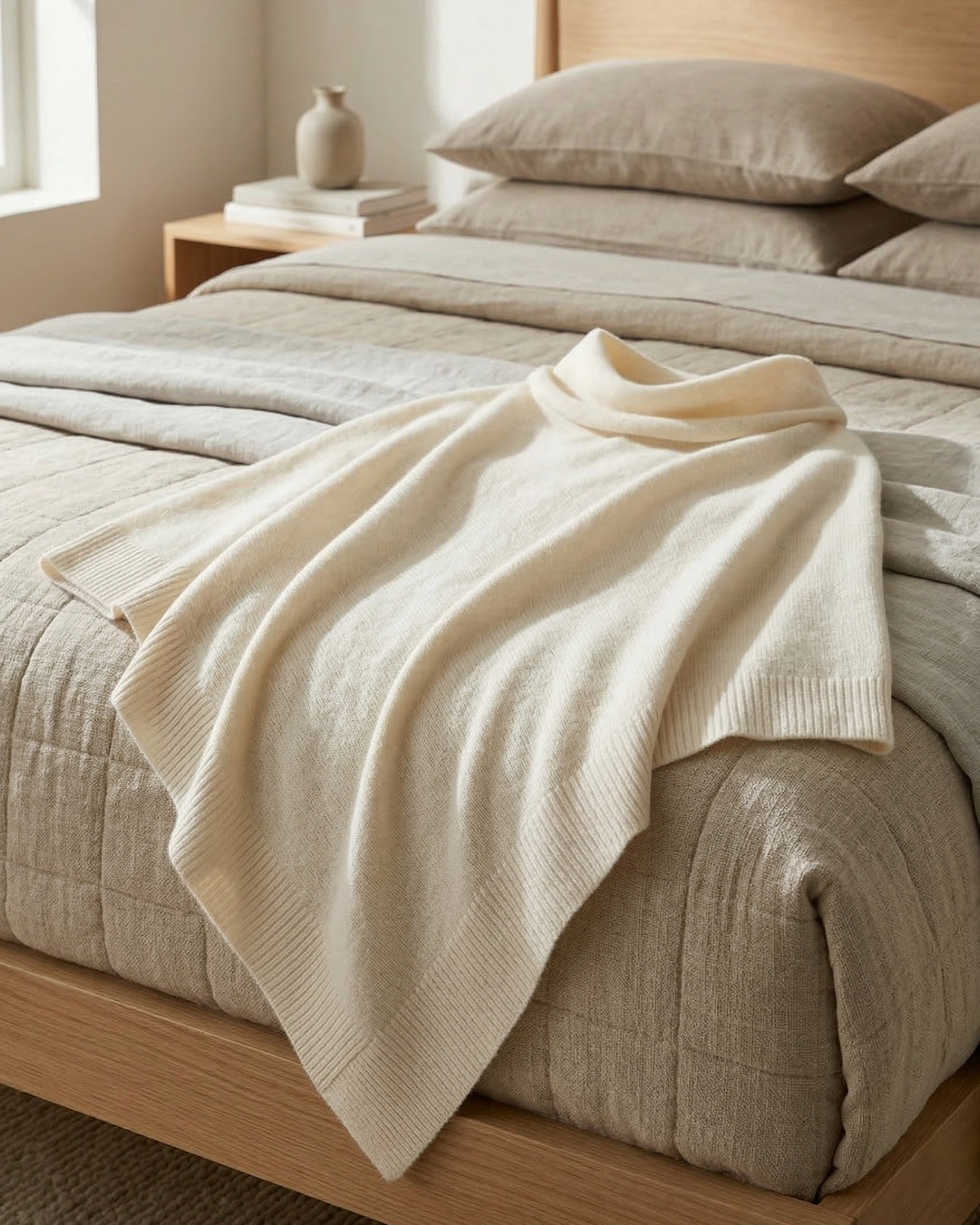 The Knitted Fleece Shawl